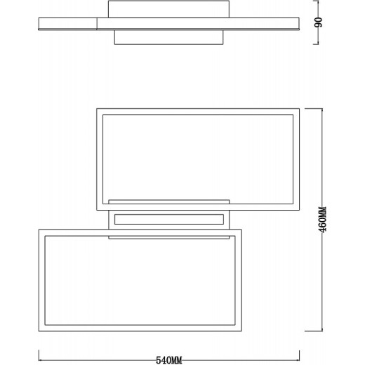 Накладной светильник Escada Scales 10209/2LED White