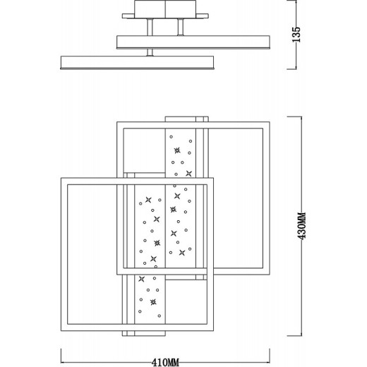 Накладной светильник Escada Stellar 10215/2LED