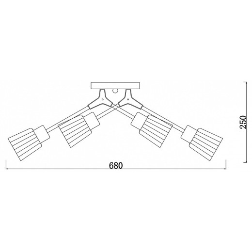 Потолочная люстра Escada Felicia 1137/6P
