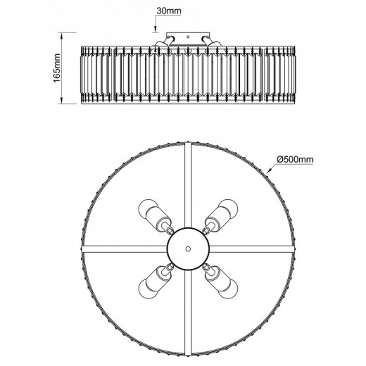Накладной светильник Escada Unona 2116/4