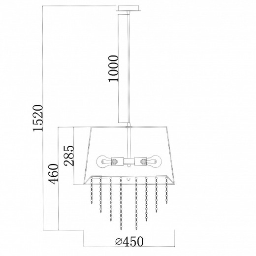 Подвесной светильник Escada Charm 652/3S White