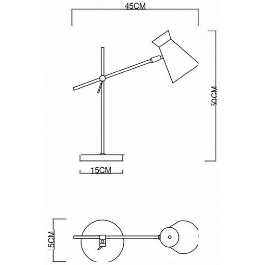 Настольная лампа декоративная EVOLUCE Alfeo SLE1252-504-01