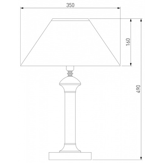 Настольная лампа декоративная Eurosvet Majorka 008/1T GR (зеленый)
