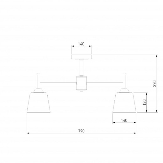 Люстра на штанге Eurosvet Fresco 70085/8 белый
