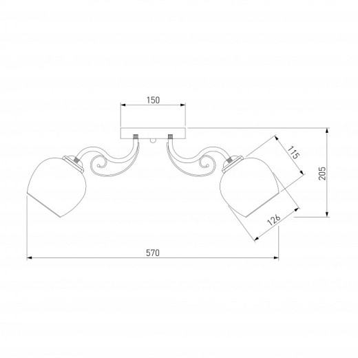 Потолочная люстра Eurosvet Wendy 30138/5 золото