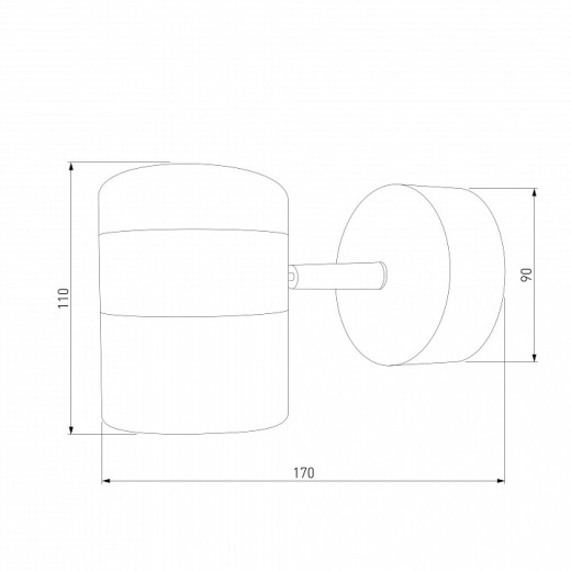 Бра Eurosvet Oskar 20165/1 LED хром/белый