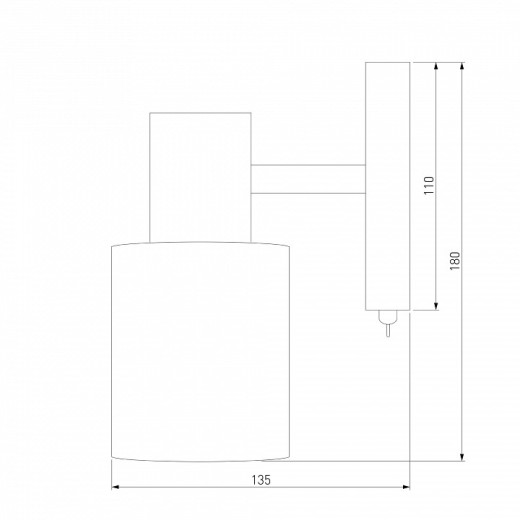 Бра Eurosvet Corso 20089/1 хром