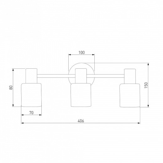 Бра Eurosvet Corso 20089/3 хром