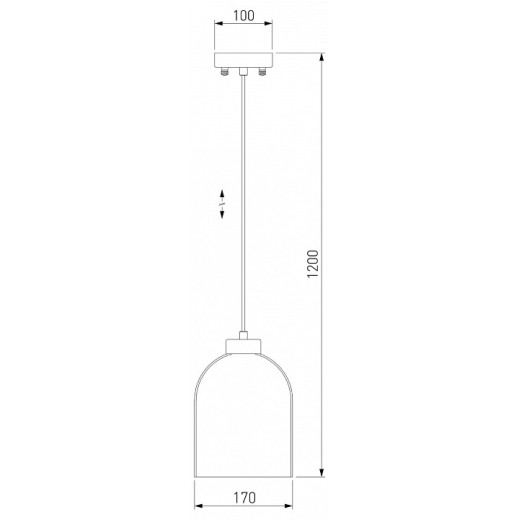 Подвесной светильник Eurosvet Tandem 50119/1 латунь