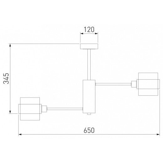 Люстра на штанге Eurosvet Arcada 70127/6 черный