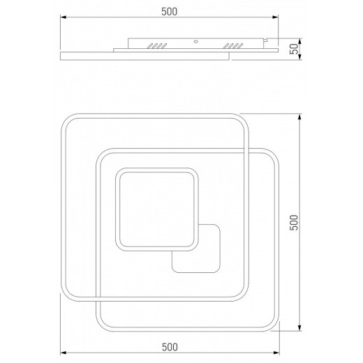Накладной светильник Eurosvet Caroline 90255/1 белый