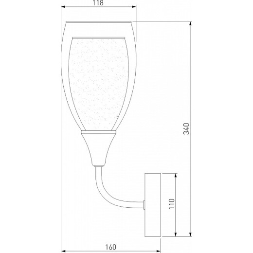 Бра Eurosvet Cosmic 50285/1 золото
