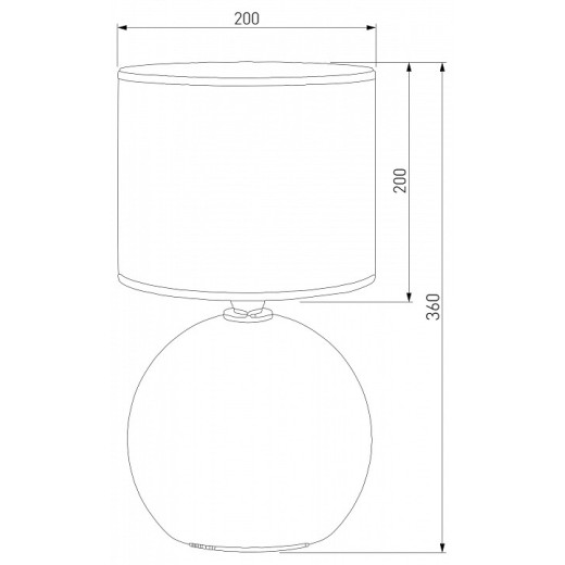 Настольная лампа декоративная TK Lighting Palla 5068 Palla