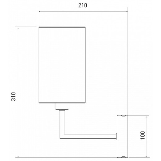 Бра Eurosvet Soffio 60134/1 никель