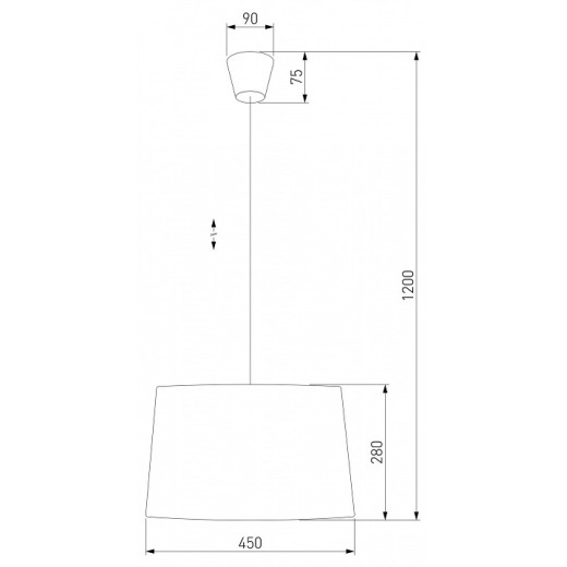 Подвесной светильник TK Lighting Maja 1883 Maja White