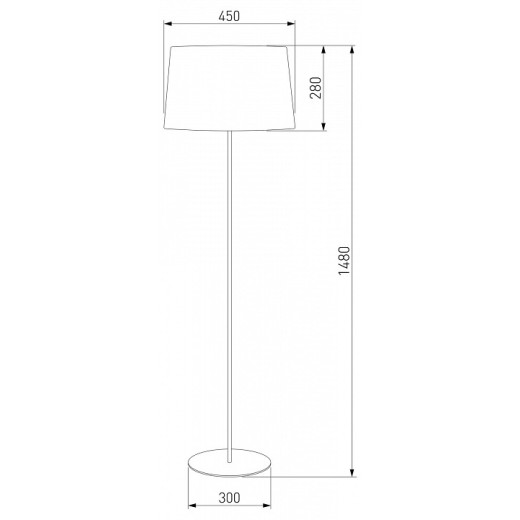 Торшер TK Lighting Maja 2920 Maja Black