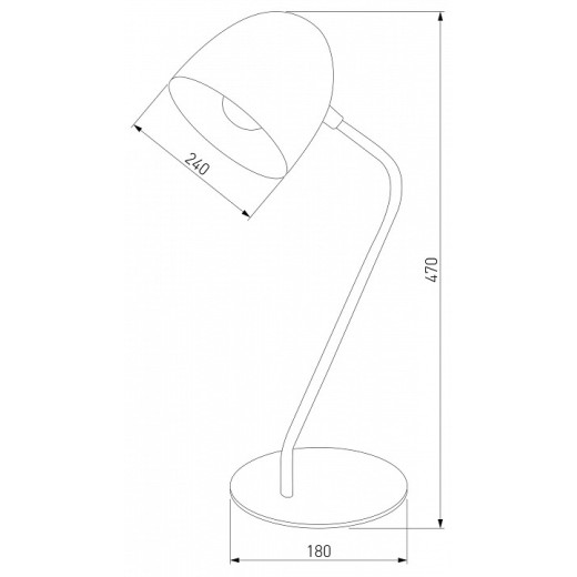 Настольная лампа офисная TK Lighting Soho 5036 Soho Black