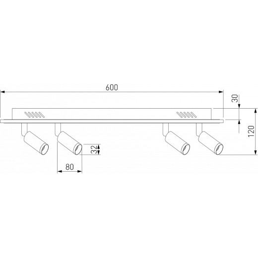 Накладной светильник Eurosvet Strake 90268/4 белый