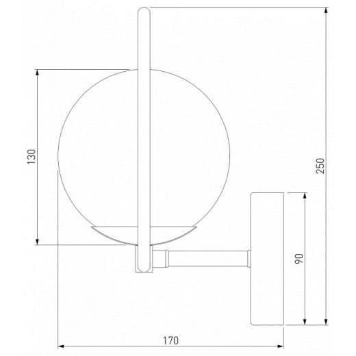 Бра Eurosvet Ringo 50289 хром