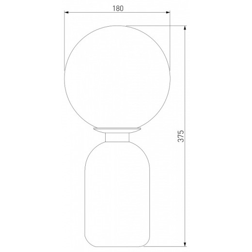 Настольная лампа декоративная Eurosvet Bubble 01197/1 белый