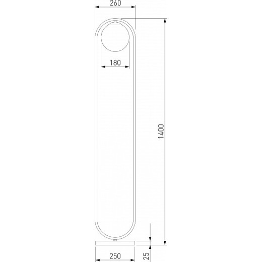 Торшер Eurosvet Ringo 01139/1 хром
