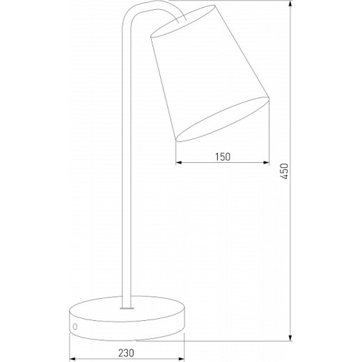 Настольная лампа декоративная Eurosvet Montero 01134/1 белый
