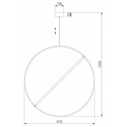 Подвесной светильник Eurosvet Element 90283/1 хром