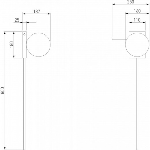 Бра Eurosvet Fredo 40033/1 золото