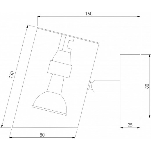 Бра Eurosvet Splay 70147/1 белый