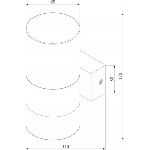 Бра Eurosvet Watford 40021/1 LED латунь/дымчатый
