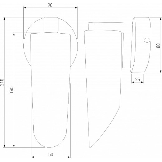 Бра Eurosvet Wing 40037/1 белый