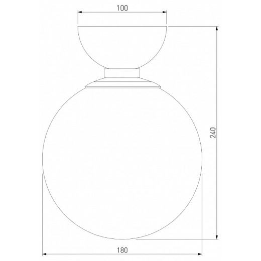 Накладной светильник Eurosvet Bubble 30197/1 черный