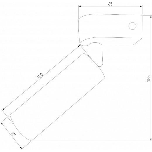 Бра Eurosvet Pitch 20143/1 LED черный