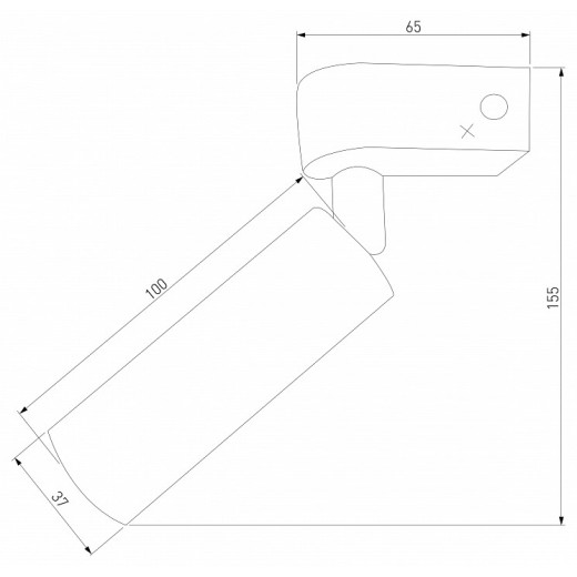 Бра Eurosvet Pitch 20143/1 LED черный жемчуг