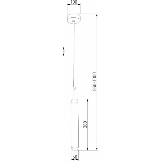 Светильник на штанге Eurosvet Pacific 50255/1 черный
