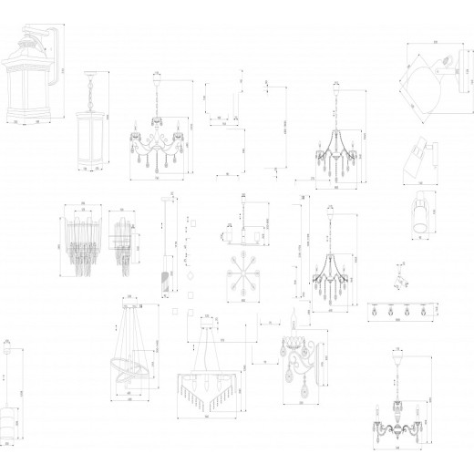 Подвесная люстра Eurosvet Caprera 60146/8 никель