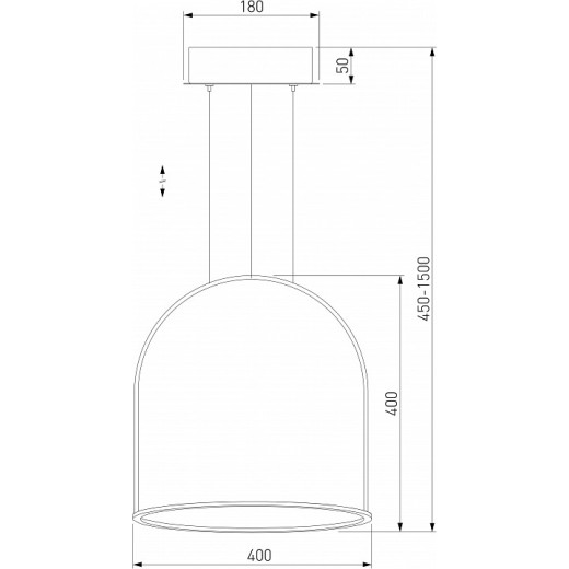 Подвесной светильник Eurosvet Over 90322/1 латунь