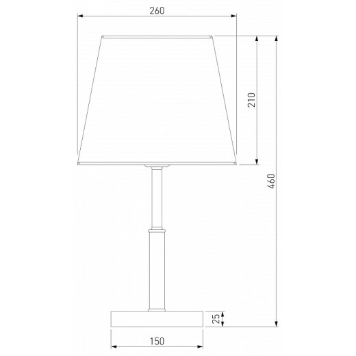 Торшер Eurosvet Ozark 01155/1 латунь
