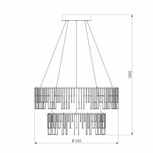 Подвесной светильник Bogate's Firefly 454/2