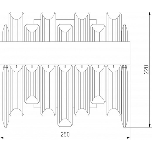 Накладной светильник Bogate's Sparkle 418/1