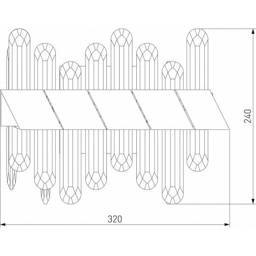 Накладной светильник Bogate's Jewel 420/1