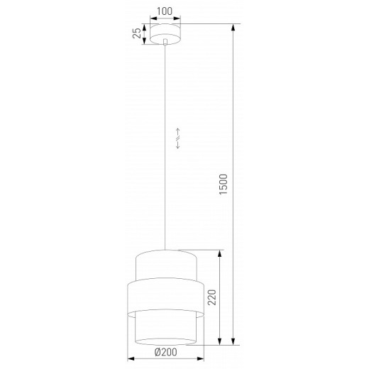 Подвесной светильник TK Lighting Calisto 5401 Calisto