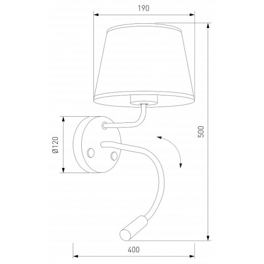 Бра с подсветкой TK Lighting Maja 10081 Maja