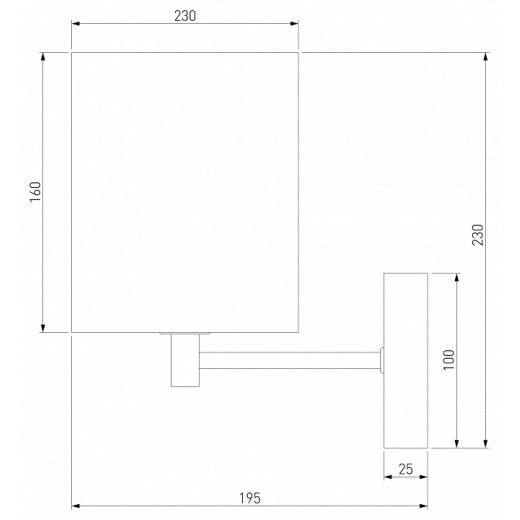 Бра Eurosvet Brume 60174/1 латунь