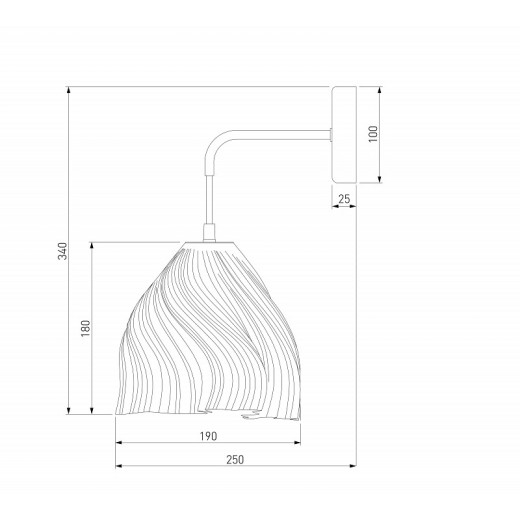 Бра Eurosvet Sinki 40075/1 белый