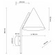 Бра TK Lighting Cono 11087 CONO BRICK