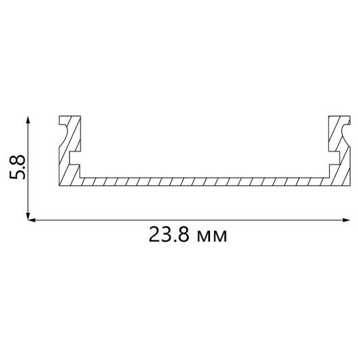 Профиль накладной Feron  10302