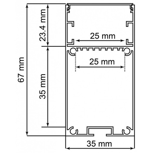 Короб накладной Feron CAB267 10378