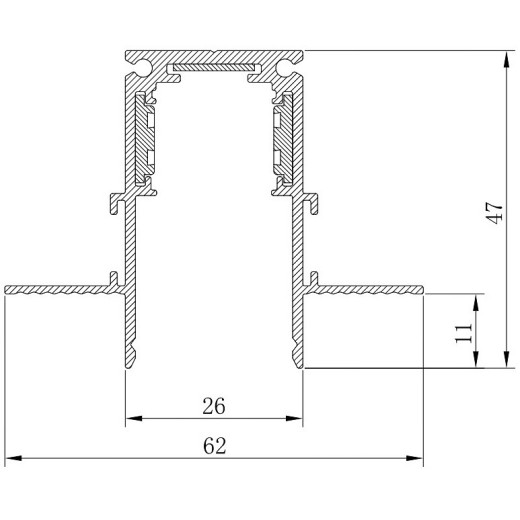 Трек встраиваемый Feron CABM1001 41963