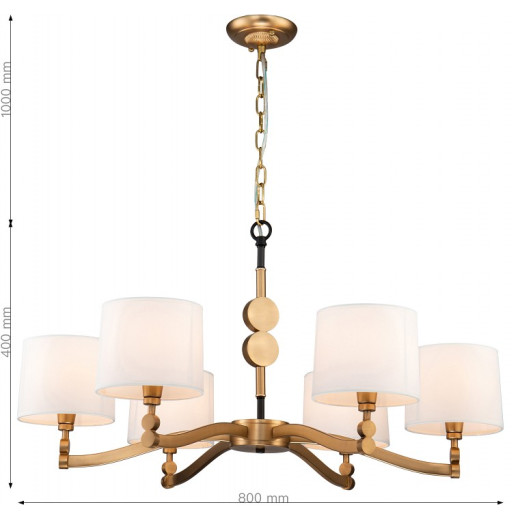 Подвесная люстра Favourite Roshe 2624-6P